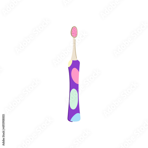 cute kid toothbrush cartoon. hygiene dentistry, health character, teeth child cute kid toothbrush sign. isolated symbol vector illustration