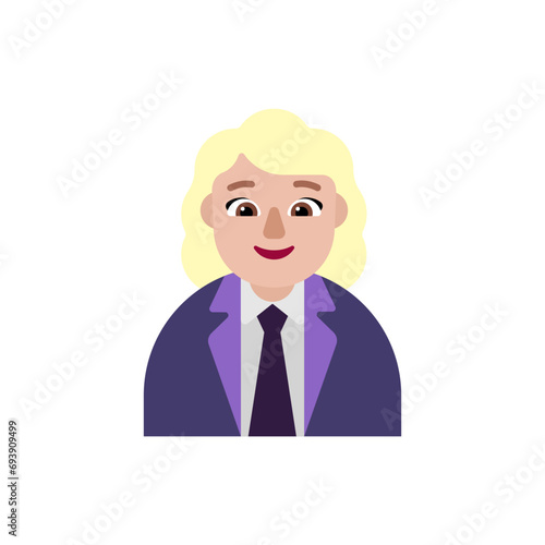 Wallpaper Mural Woman Office Worker: Medium-Light Skin Tone Torontodigital.ca