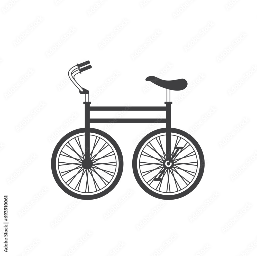 illustration of a circus bicycle or clown bicycle. illustration of a circus bicycle or clown bicycle.