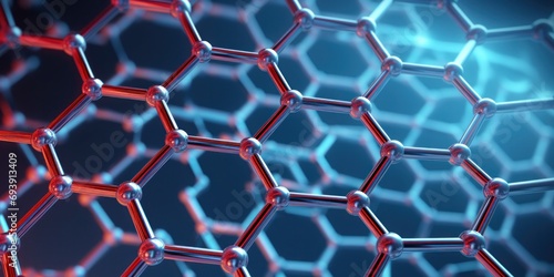 Material Science Graphene Atomic Structure photo