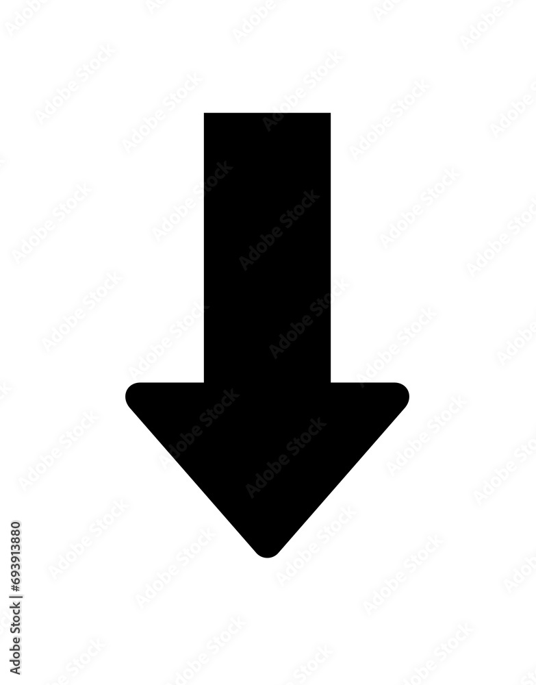 Modern simple black arrow icon. Arrow and cursor on flat style for web design or interface Modern simple black arrow icon. Arrow and cursor on flat style for web design or interface