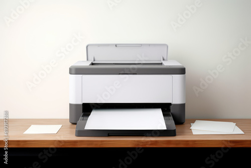 printer on the table