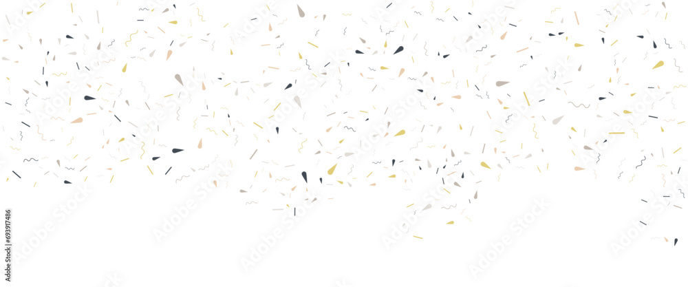 Colorful colourful vector colorful confetti banner - obrazy, fototapety, plakaty 