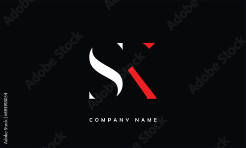 SK, KS, S, K Abstract Letters Logo Monogram photo