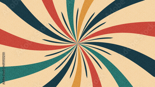 Colorful colourful vector classic vintage rays sunburst retro background