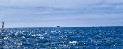 view of the sea from the ship