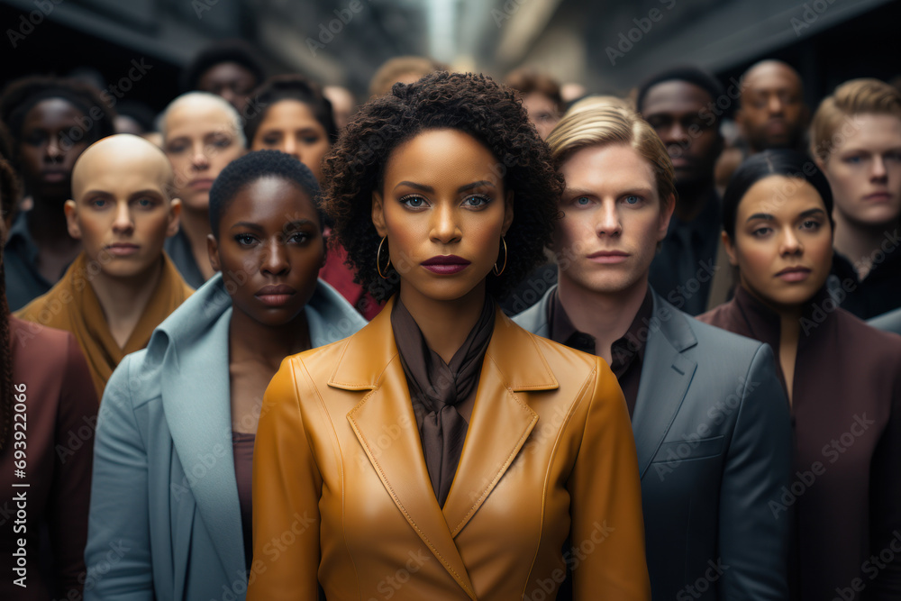 A utopian vision of gender equality, where diverse identities are celebrated and opportunities are equally available to all. Generative Ai.