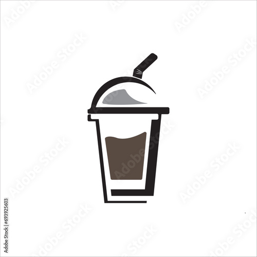 cup coffe cup drinks vector icon design