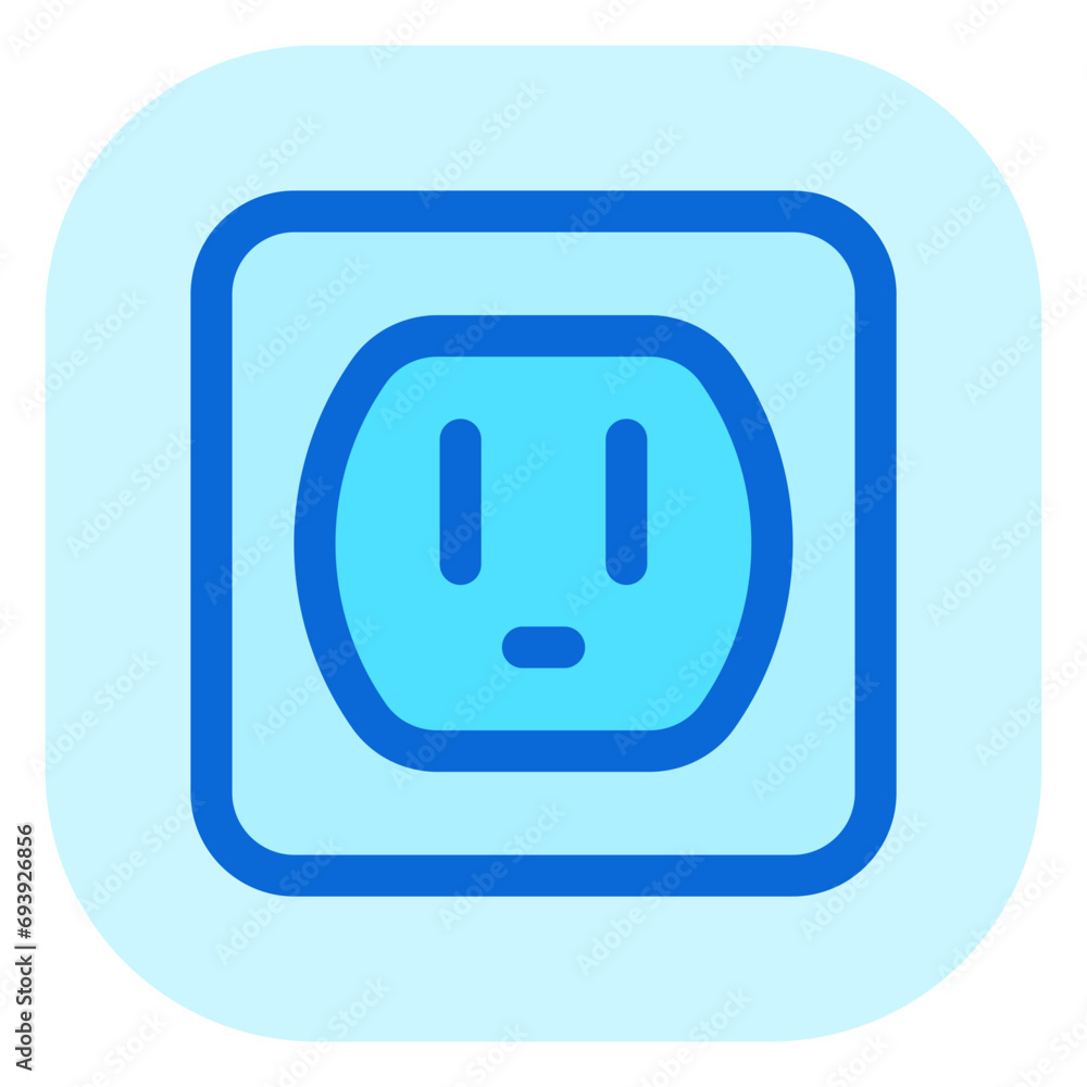 Editable electric socket, plug, electricity, electronics vector icon. Construction, tools, industry. Part of a big icon set family. Perfect for web and app interfaces, presentations, infographics, etc Editable electric socket, plug, electricity, electronics vector icon. Construction, tools, industry. Part of a big icon set family. Perfect for web and app interfaces, presentations, infographics, etc