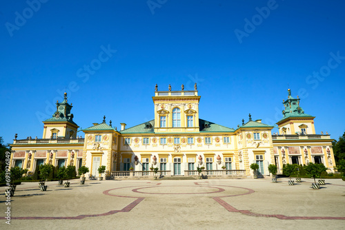 the royal palace in poland warsow