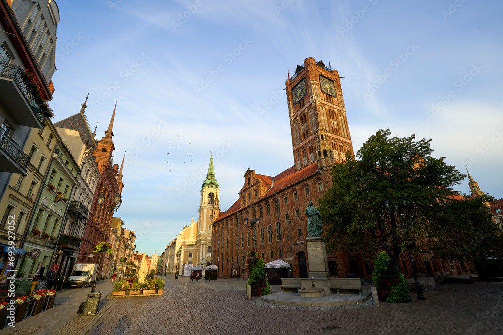 view of the old town poland