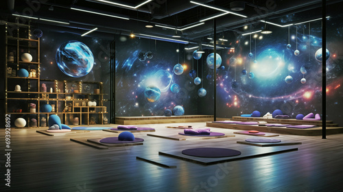 Galactic Harmony: A Stellar Yoga Retreat