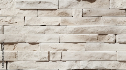 Seamless White Brick Wall Texture