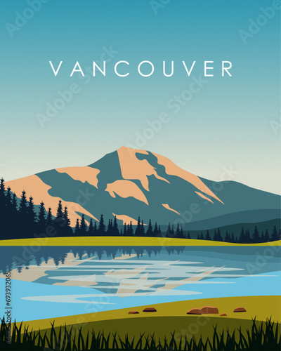 Vancouver travel poster.