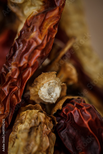 Dried chili peppers for spicy food