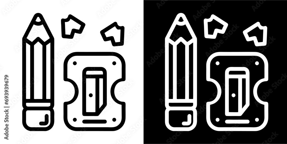 pen sharpener, pencil school, write icon. School and Education icon. Black Icon. Black line logo. pen sharpener, pencil school, write icon. School and Education icon. Black Icon. Black line logo.