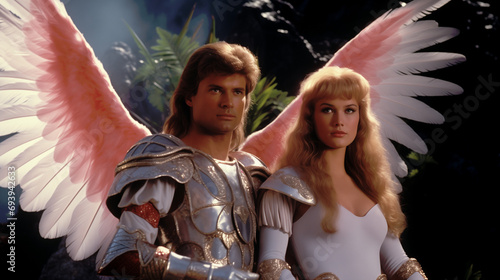 Guardian Angel and Princess, Still From a Fictitious 1970's Fantasy Film