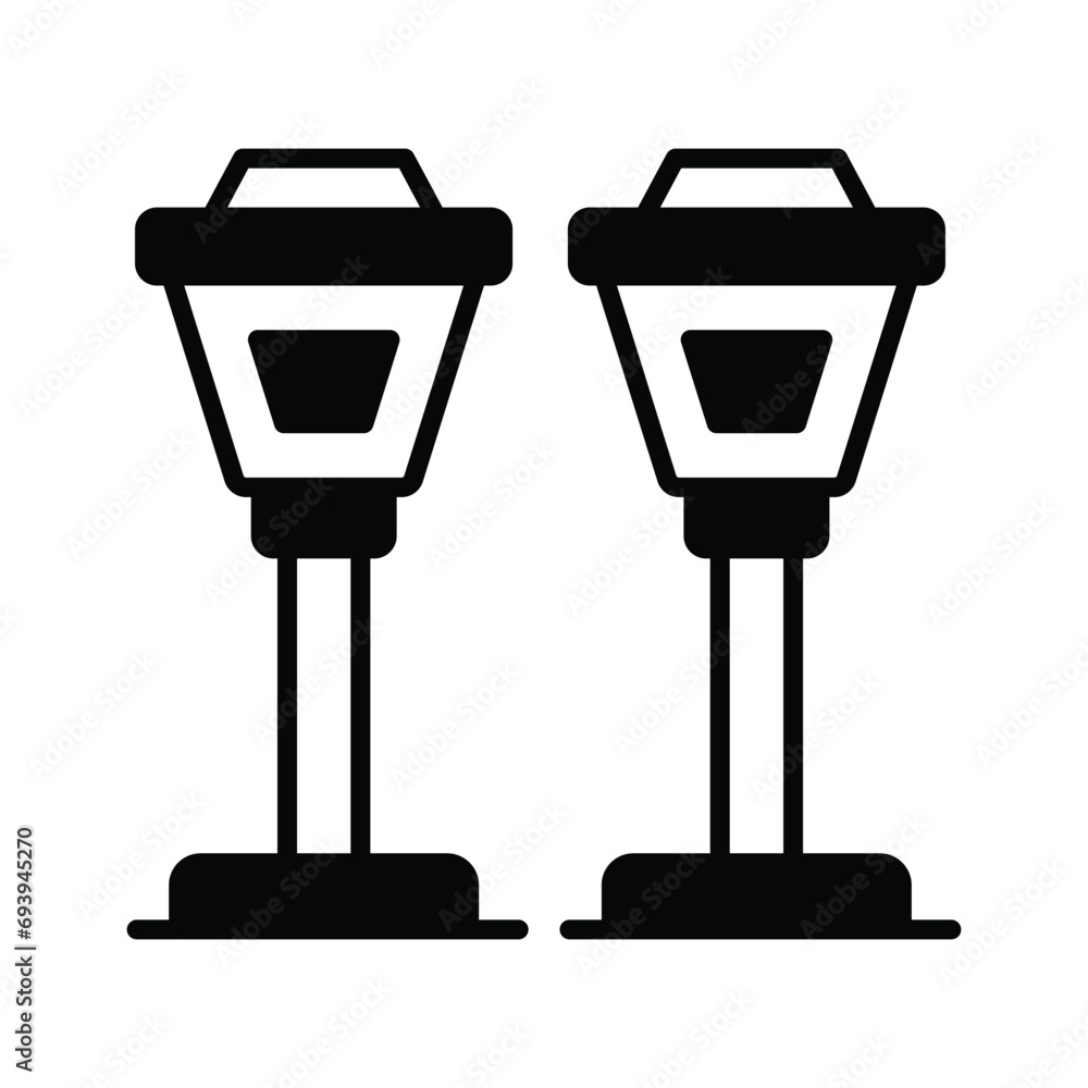 Grab this carefully designed icon of street lights in modern style Grab this carefully designed icon of street lights in modern style