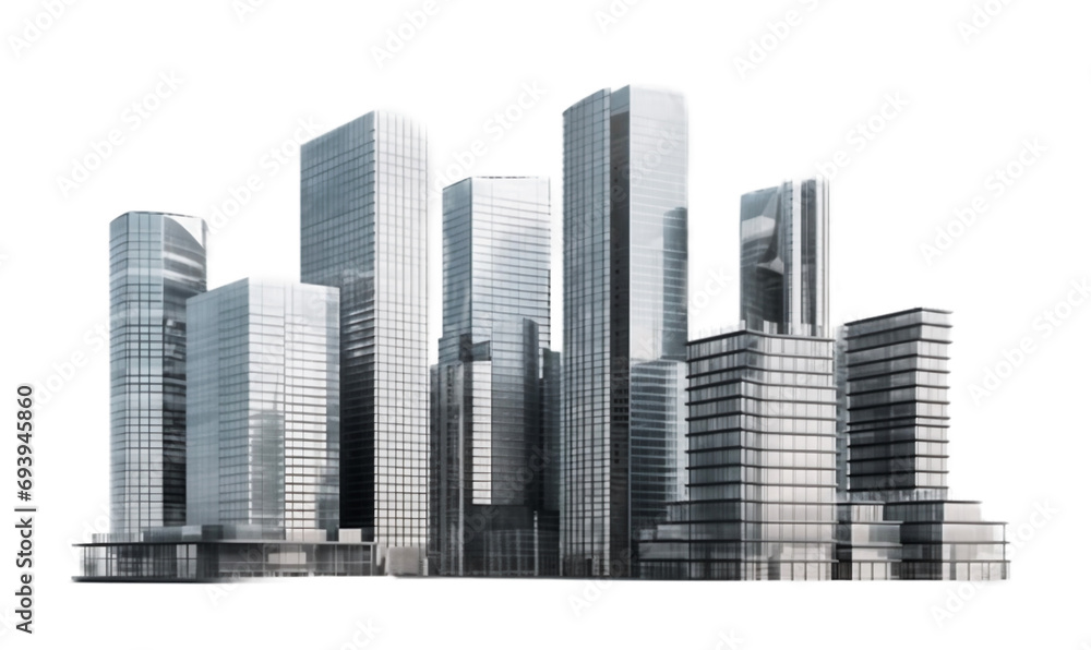 Skyscrapers in the city