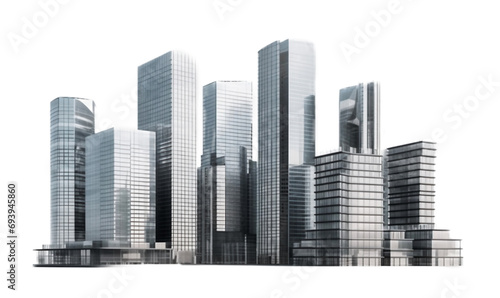 Skyscrapers in the city © michalsen