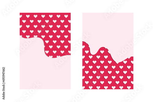 valentine's card vector.