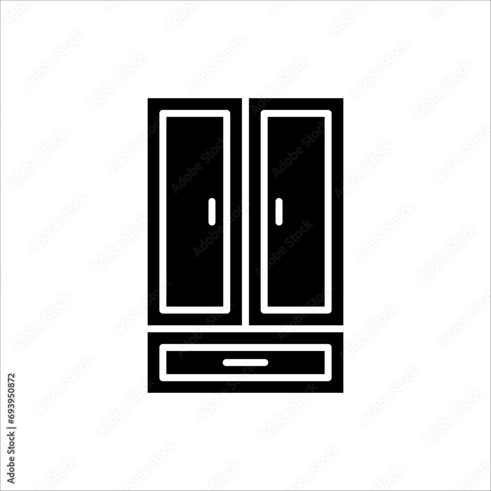 cupboard icon. vector illustration for websites, web design, mobile app, info graphic on white background cupboard icon. vector illustration for websites, web design, mobile app, info graphic on white background