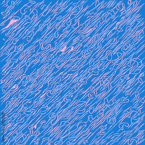 blue water drops on the surface