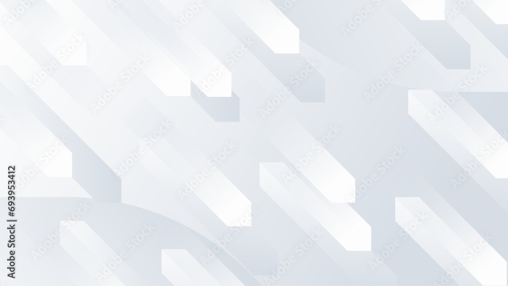 White abstract background with shapes White abstract background with shapes