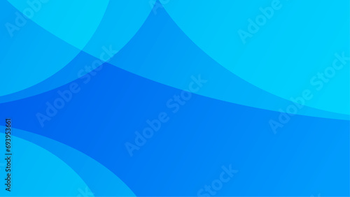 Blue minimal geometric shape abstract background © TitikBak