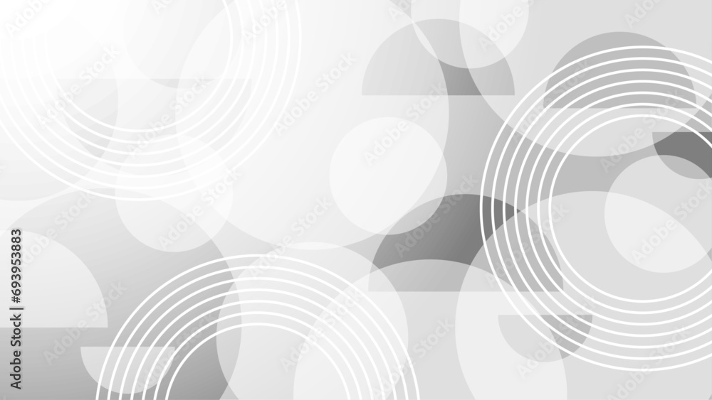 White abstract background with shapes White abstract background with shapes