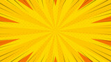 Orange and yellow vector classic vintage rays sunburst retro background