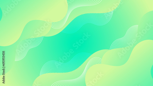 Green vector abstract creative background in minimal and simple trendy style