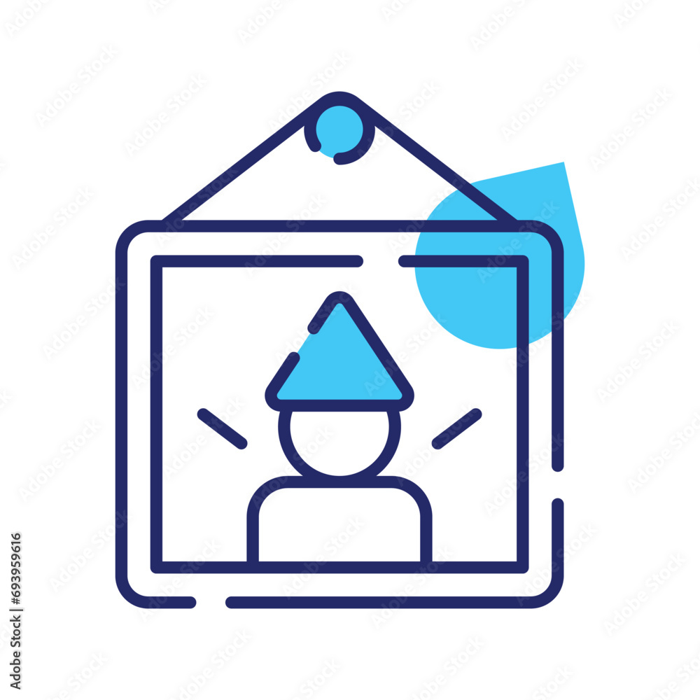 Birthday image icon, party photo or event picture vectors design Birthday image icon, party photo or event picture vectors design