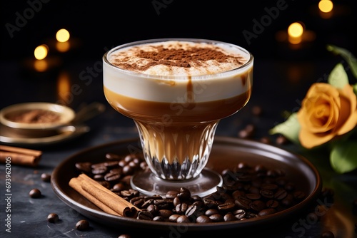 Java Infusions. Irresistible Coffee Cocktails and Espresso Martinis - Energizing Alcoholic Beverages photo