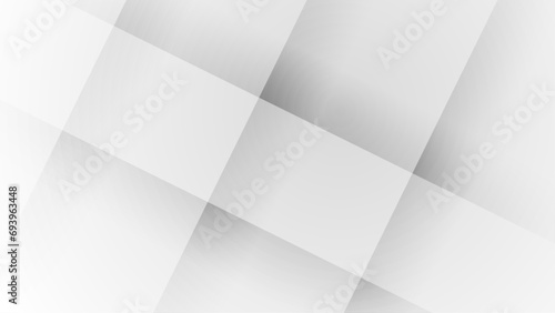 White vector abstract geometric shapes background