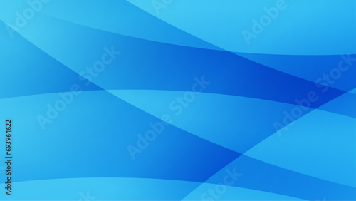 Blue vector abstract background with simple geometric shapes