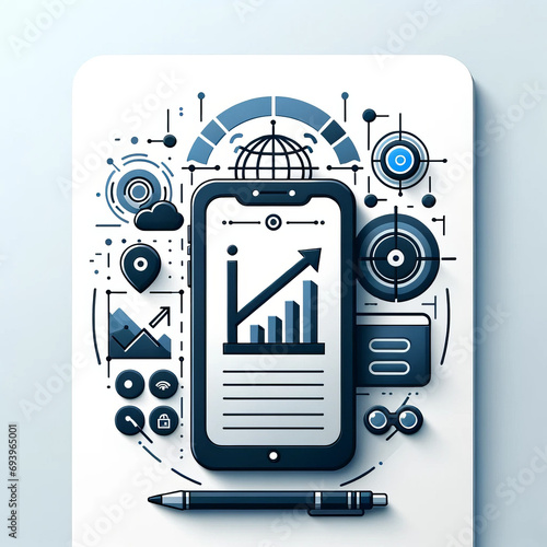     Modern Digital Marketing Agency Logo