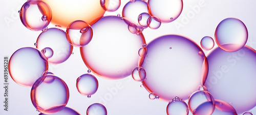 purple bubbles water drops background