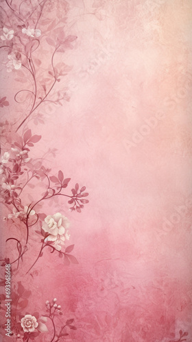 pink pattern background with a lace ornament