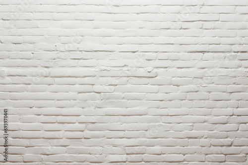 White brick wall texture background
