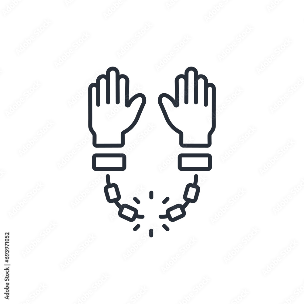 Freedom icon. vector.Editable stroke.linear style sign for use web design,logo.Symbol illustration. Freedom icon. vector.Editable stroke.linear style sign for use web design,logo.Symbol illustration.