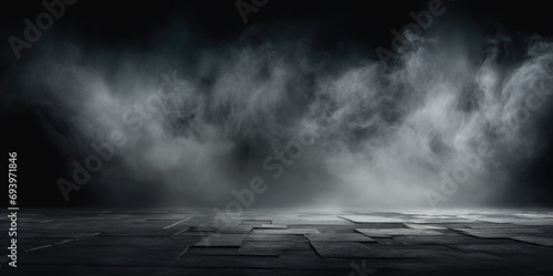 Smoke billowing out of the ground, creating a dramatic and mysterious atmosphere. Suitable for various creative projects
