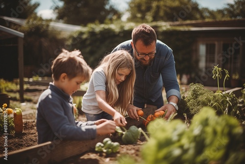 Family Collaboration in Gardening: Collective Effort in Allotment Management