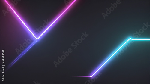 realistic abstract neon lights background