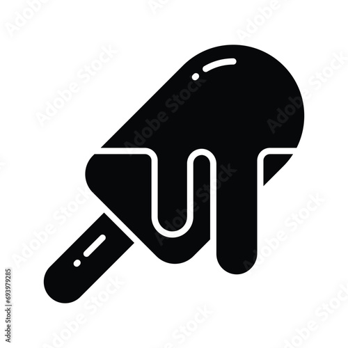 Ice cream cup in modern style, ready to use and download