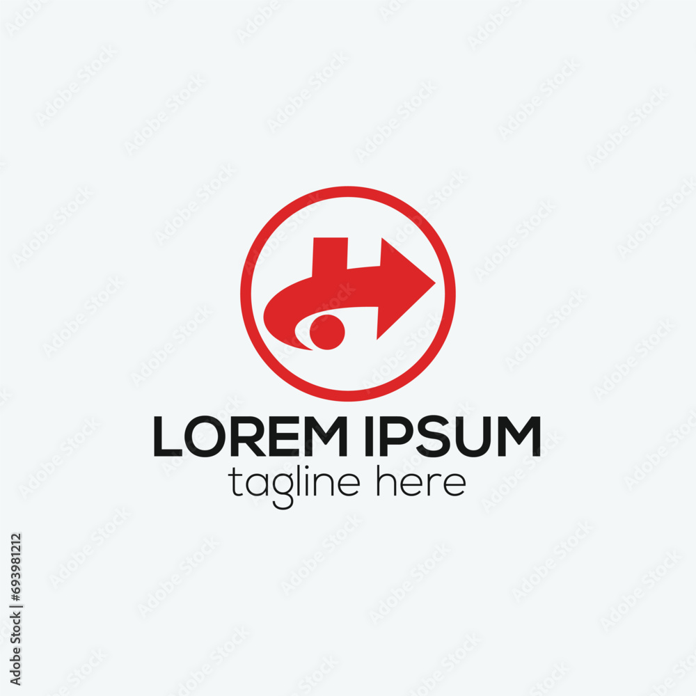 Creative H letter logo design concept isolated vector template for business illustration Creative H letter logo design concept isolated vector template for business illustration