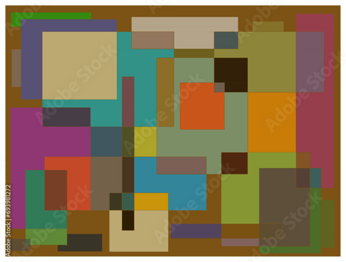 abstract background with squares