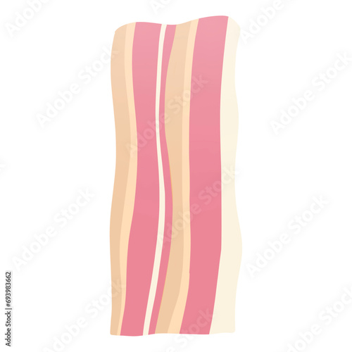Bacon strip cartoon