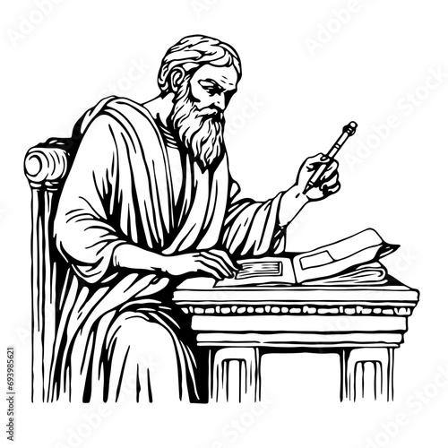 Apostle Paul writes epistles