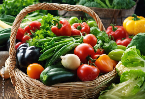 Garden's Bounty Freshly Picked Vegetables Basket